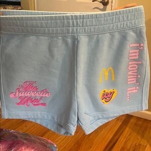 McDonald's Light Blue Women's Athletic Shorts